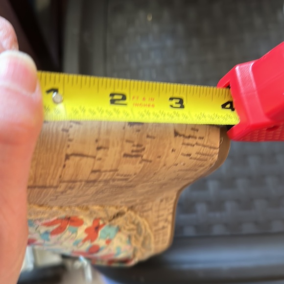 Floral Orange Blue Cream Peep Toe Bow Madden Girl Wedges 4 Inch Wedge si… - Picture 8 of 9